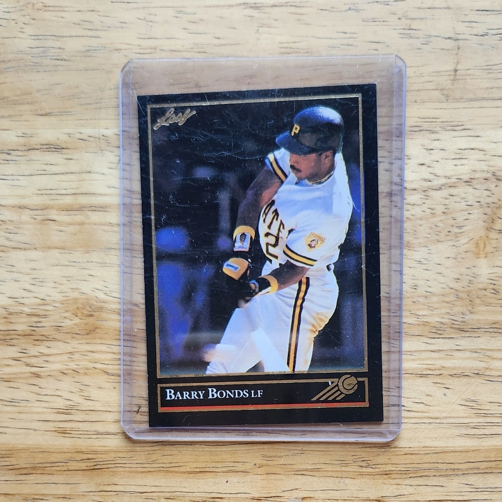 1992 Leaf Inc. BARRY BONDS Pittsburgh Pirates Card No 275, Series 2 Gold Edition